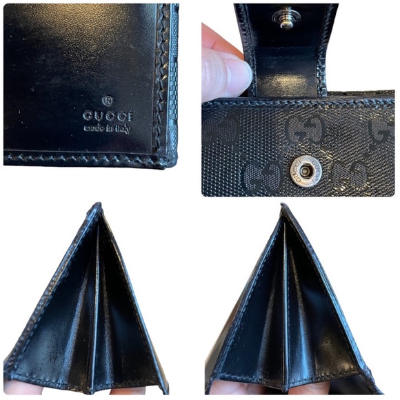 Authentic Gucci GG Imprime Coated Canvas Wallet - Picture 7 of 9